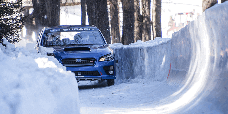 subaru Let's go snow... with Subaru WRX STI!