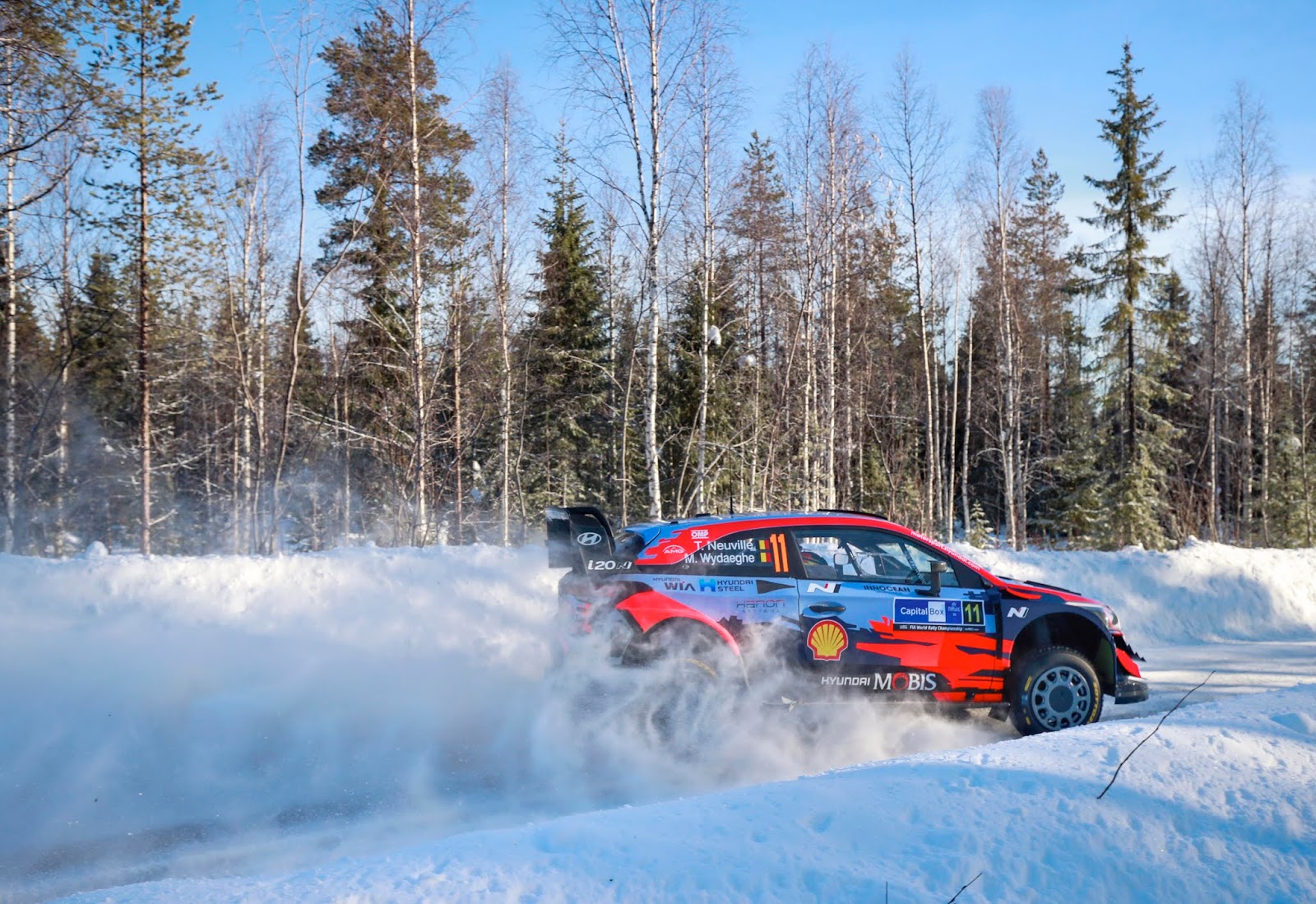 i202BWRC Arctic Rally Finland 1 Doppelsieg für Hyundai bei der Arctic Rally Finland