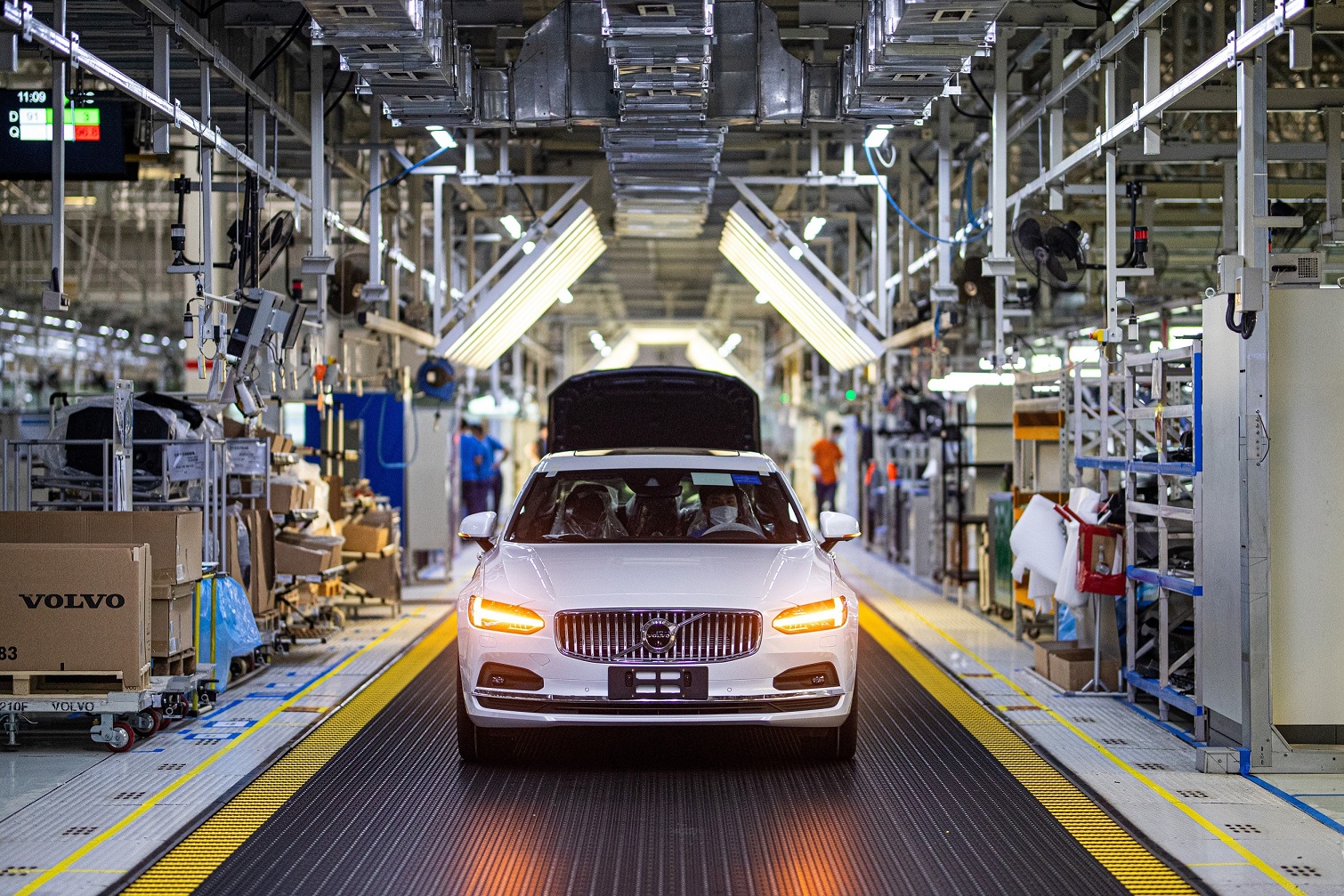 280049 Volvo Cars manufacturing plant in Daqing China European car and parts sector benefits from measures to boost car sales in China