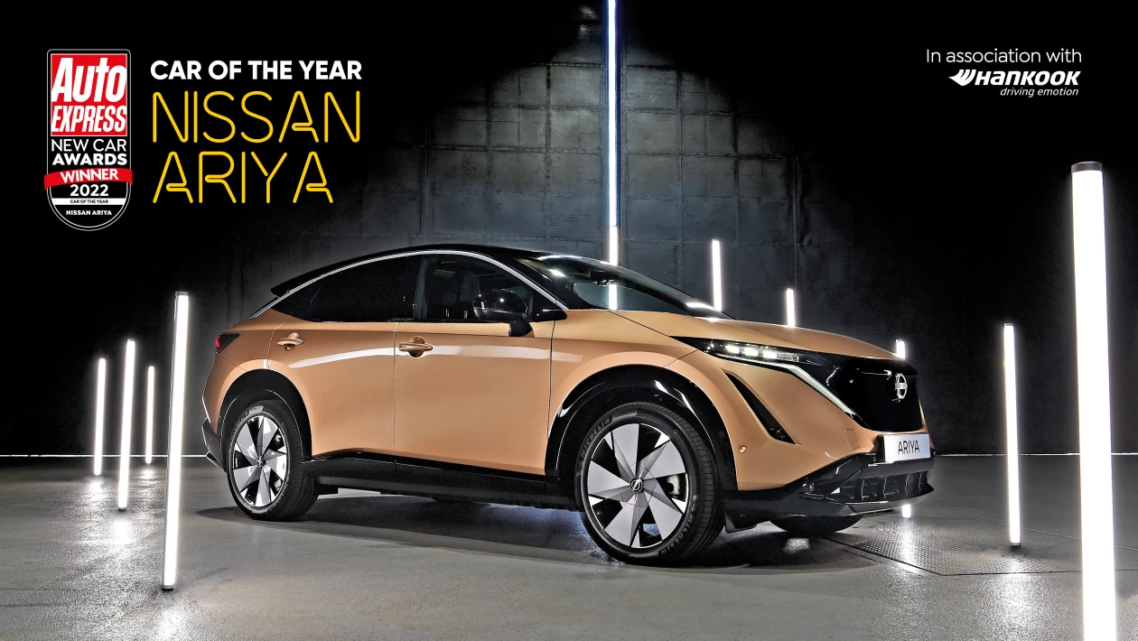 ARIYA COTY Nissan Ariya : Αυτοκίνητο της Χρονιάς 2022 του Auto Express