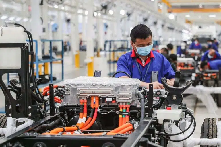 Fabbrica cinese di veicoli elettrici
