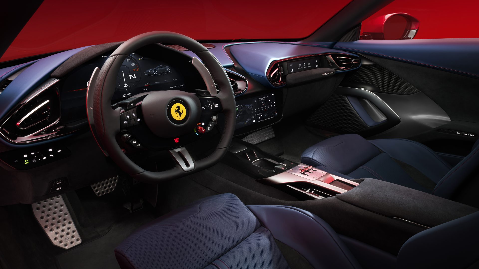 New Ferrari V12 ext 08 red media 9d7a00fa 5501 4caa 831e 162fa725419d Ferrari 12Cilindri : Μια σύγχρονη Daytona