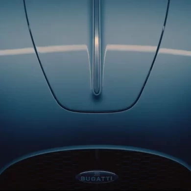 Bugatti teaser The new Bugatti debuts today: Watch the Livestream today at 10:30 pm