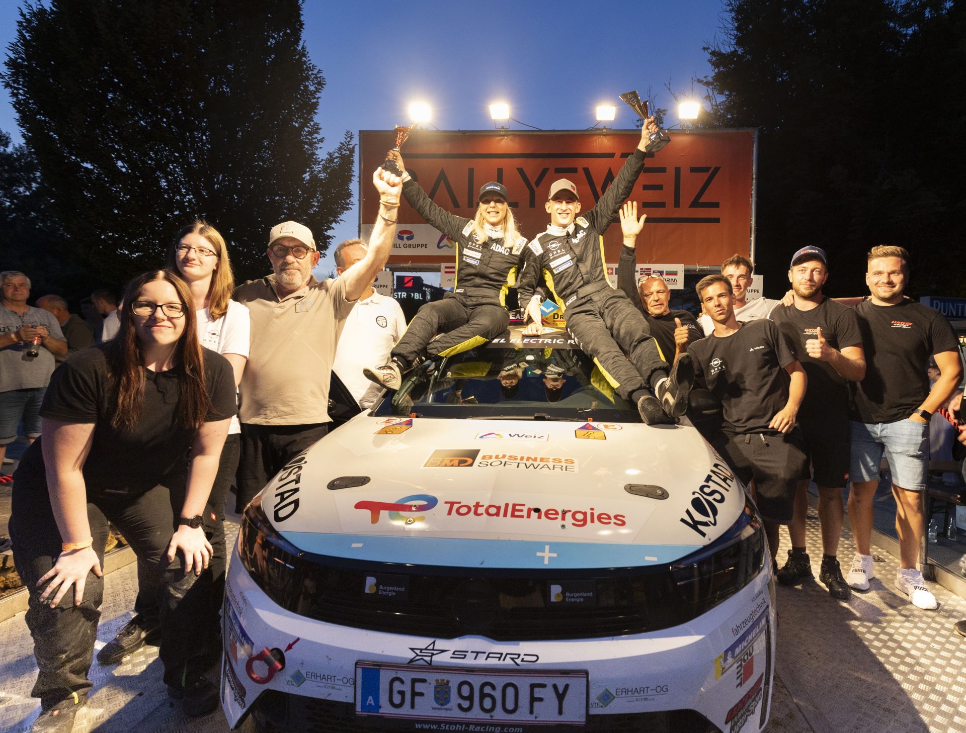 OpelCorsaElectricRallyeWeiz ADAC Opel Electric Rally Cup : Luca Pröglhöf domine le Rallye Weiz à domicile